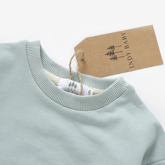 OG Sweatshirt Romper - Ocean