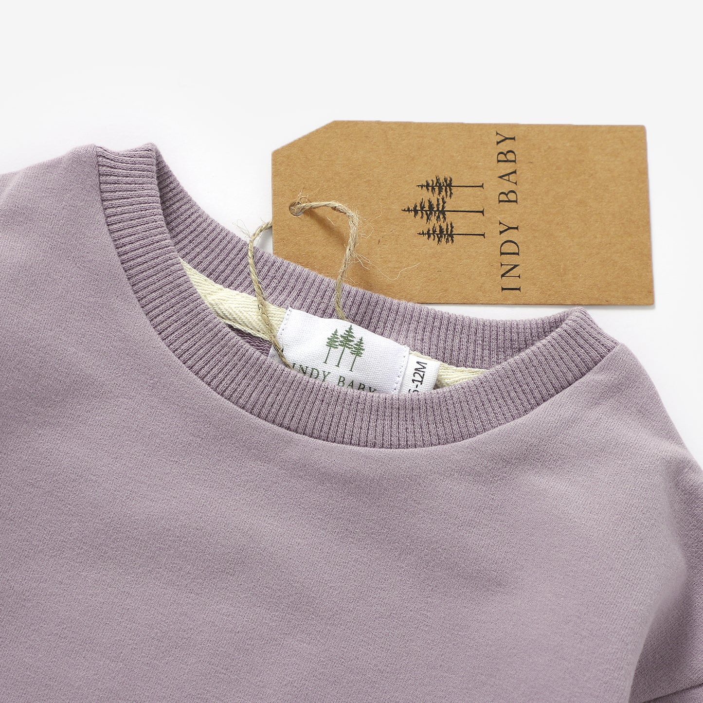 OG Sweatshirt Romper - Lavender