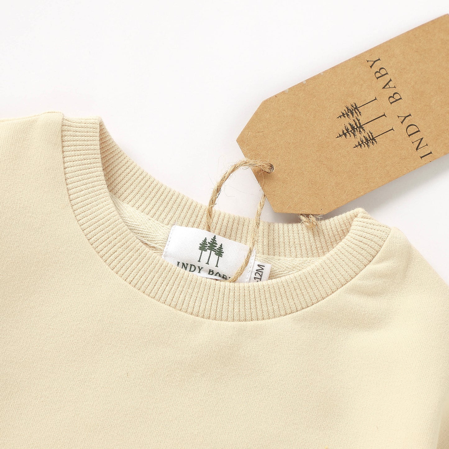 OG Sweatshirt Romper - Cream