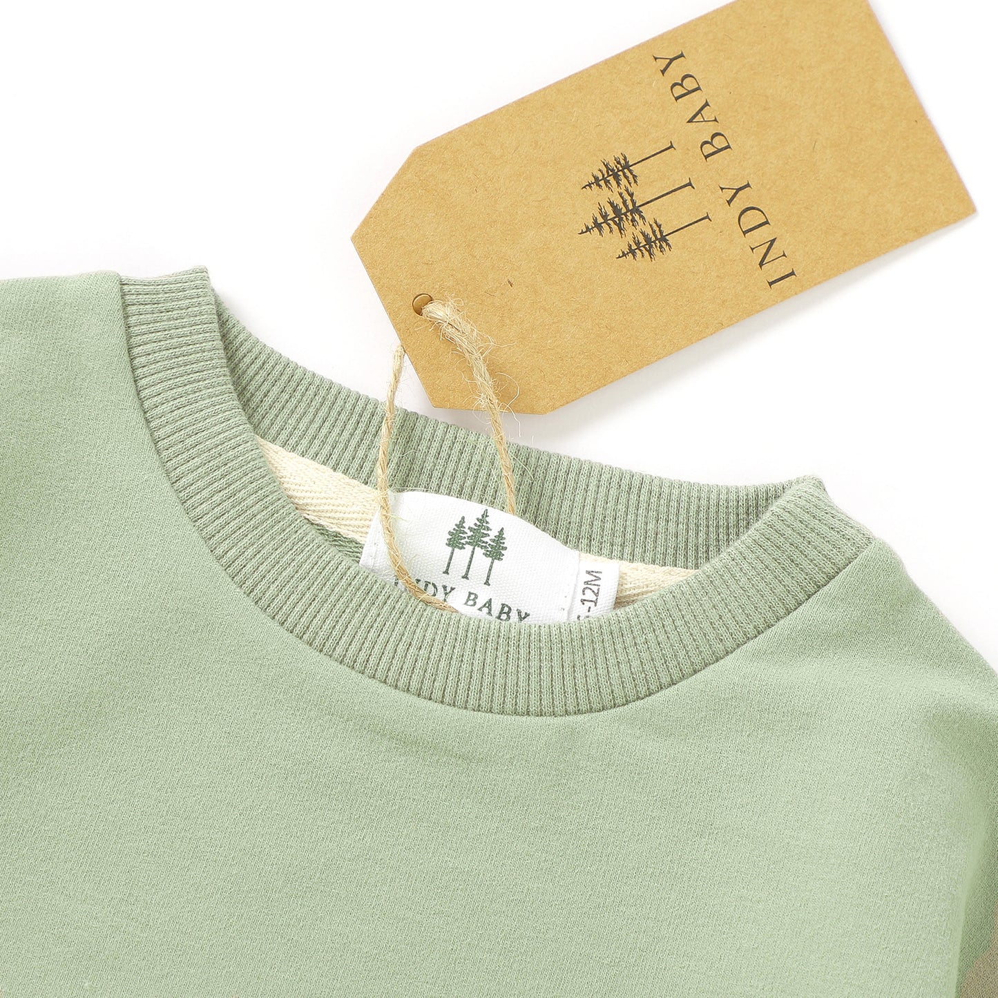 OG Sweatshirt Romper - Sage