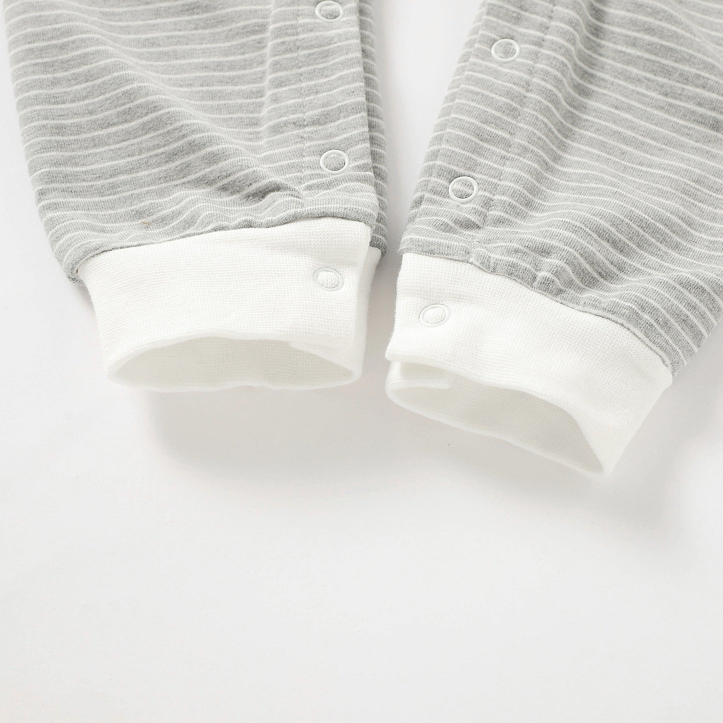 Striped Romper - Smoke