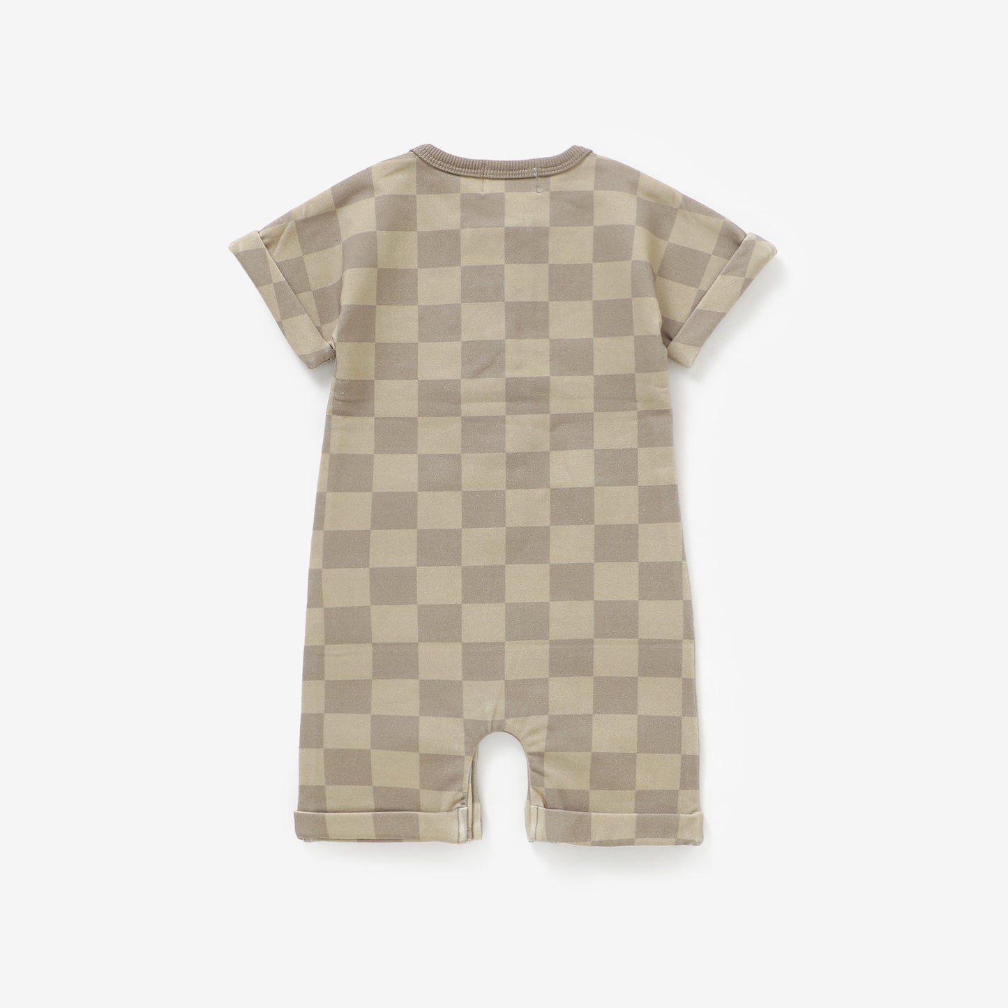 Summer Romper - Sandstone Check