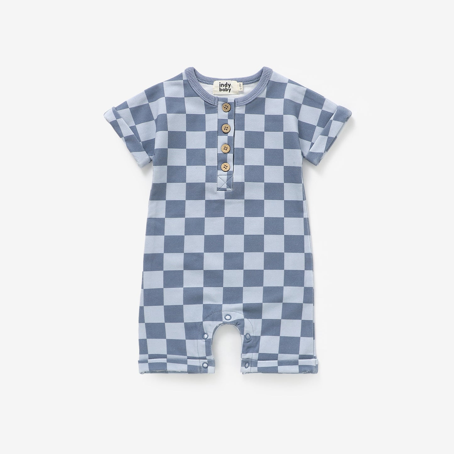 Summer Romper - Coastal Check