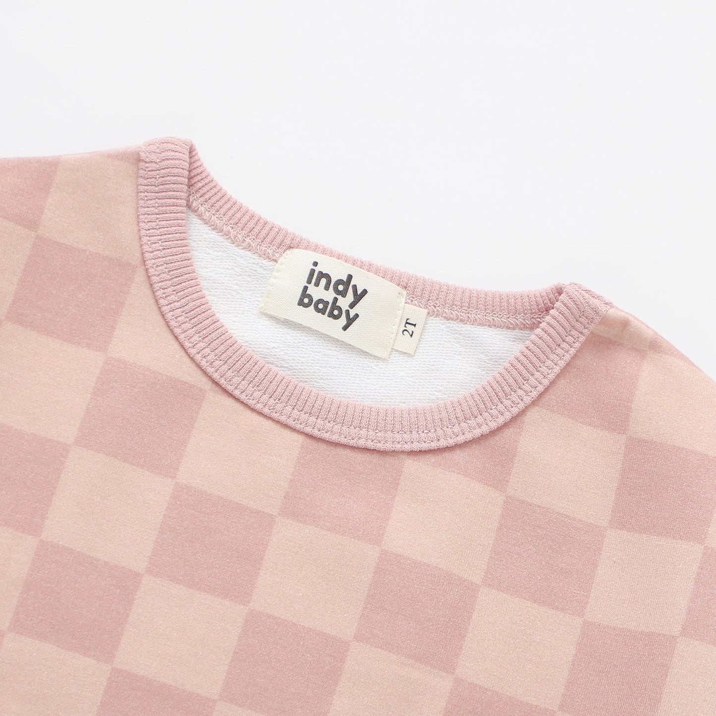 Easy Short Set - Blush Check