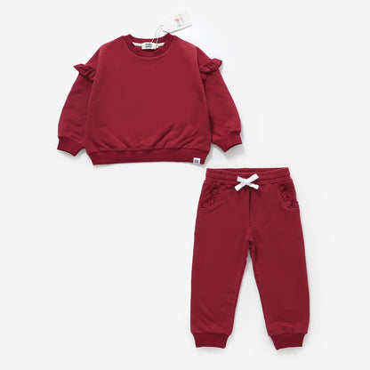 Ruffle Set - Ruby