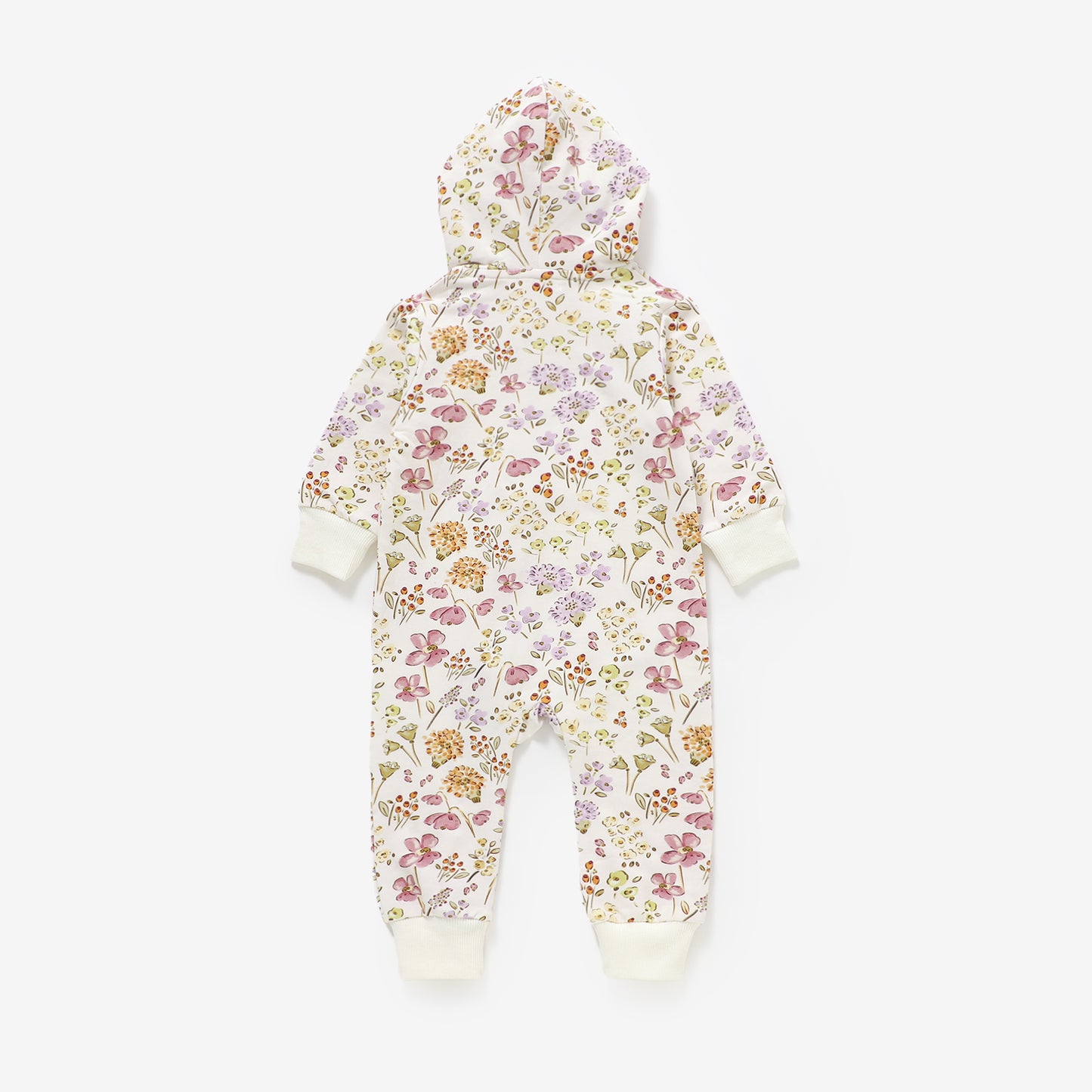Zip Up Hoodie Romper - Wildflower