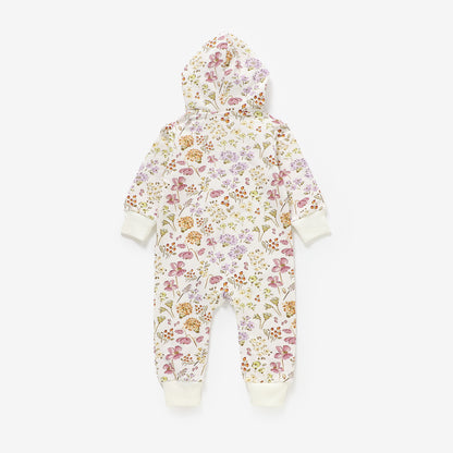Zip Up Hoodie Romper - Wildflower