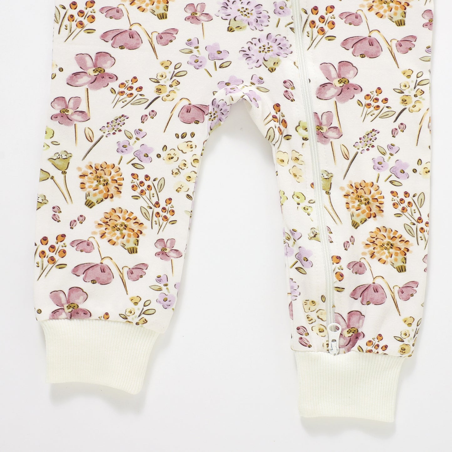Zip Up Hoodie Romper - Wildflower