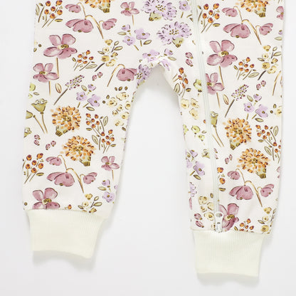 Zip Up Hoodie Romper - Wildflower