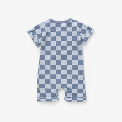 Summer Romper - Coastal Check