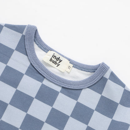 Easy Short Set - Coastal Check