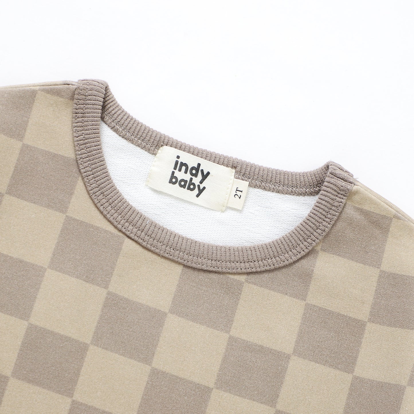 Easy Short Set - Sandstone Check