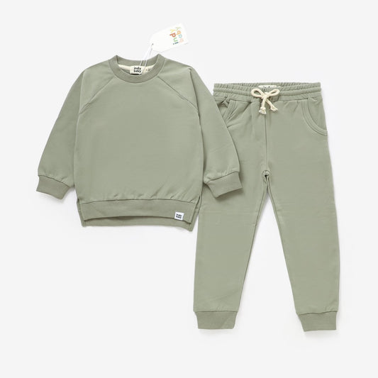 Essential Crewneck Set - Sage