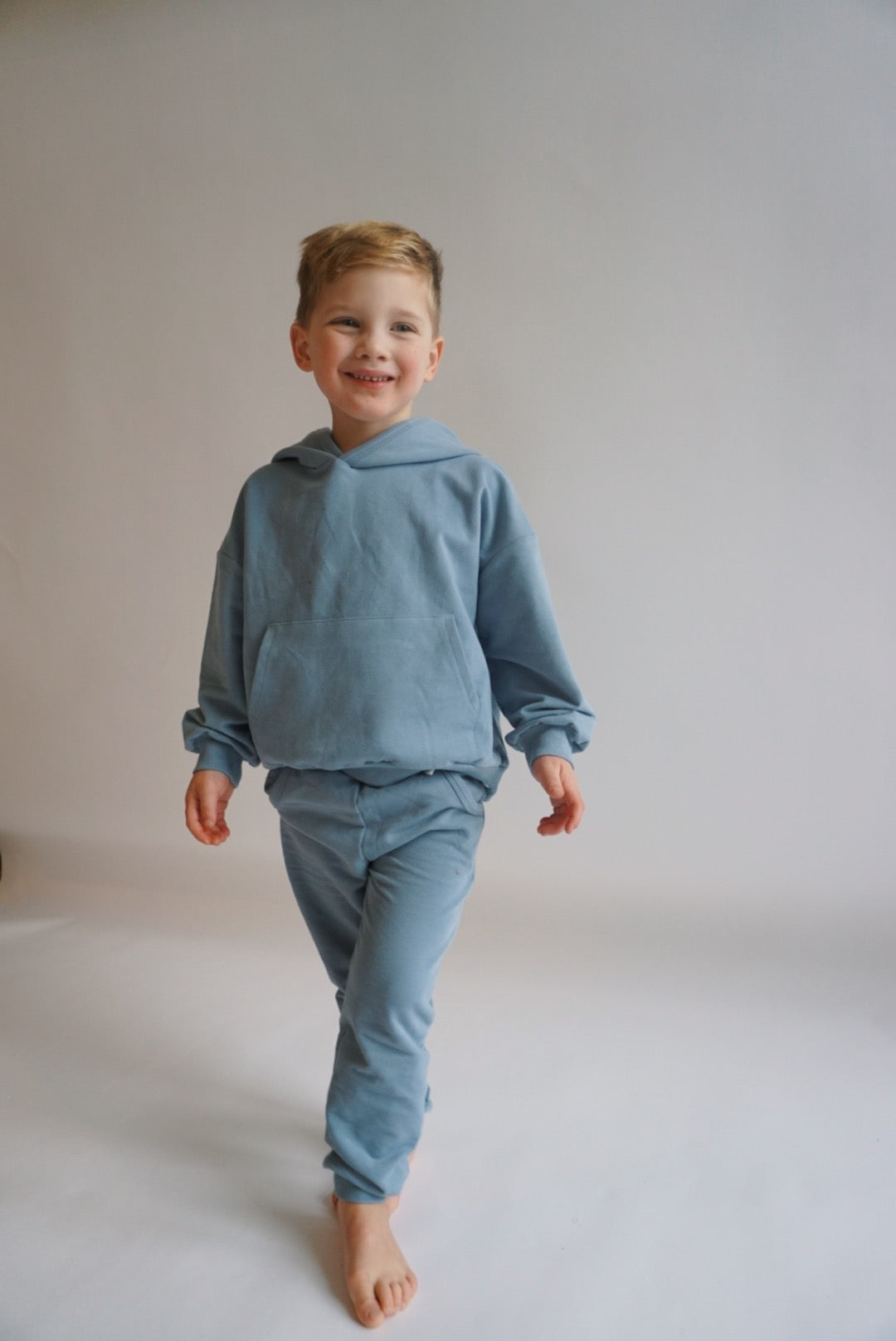 Oversized Hoodie Set - Sky